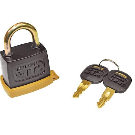 Aftermarket Fits Caterpillar Fits CAT PADLOCK WITH KEY 5P8500 2462641 FUEL CAP INCLUDES COVE OTK20-0723